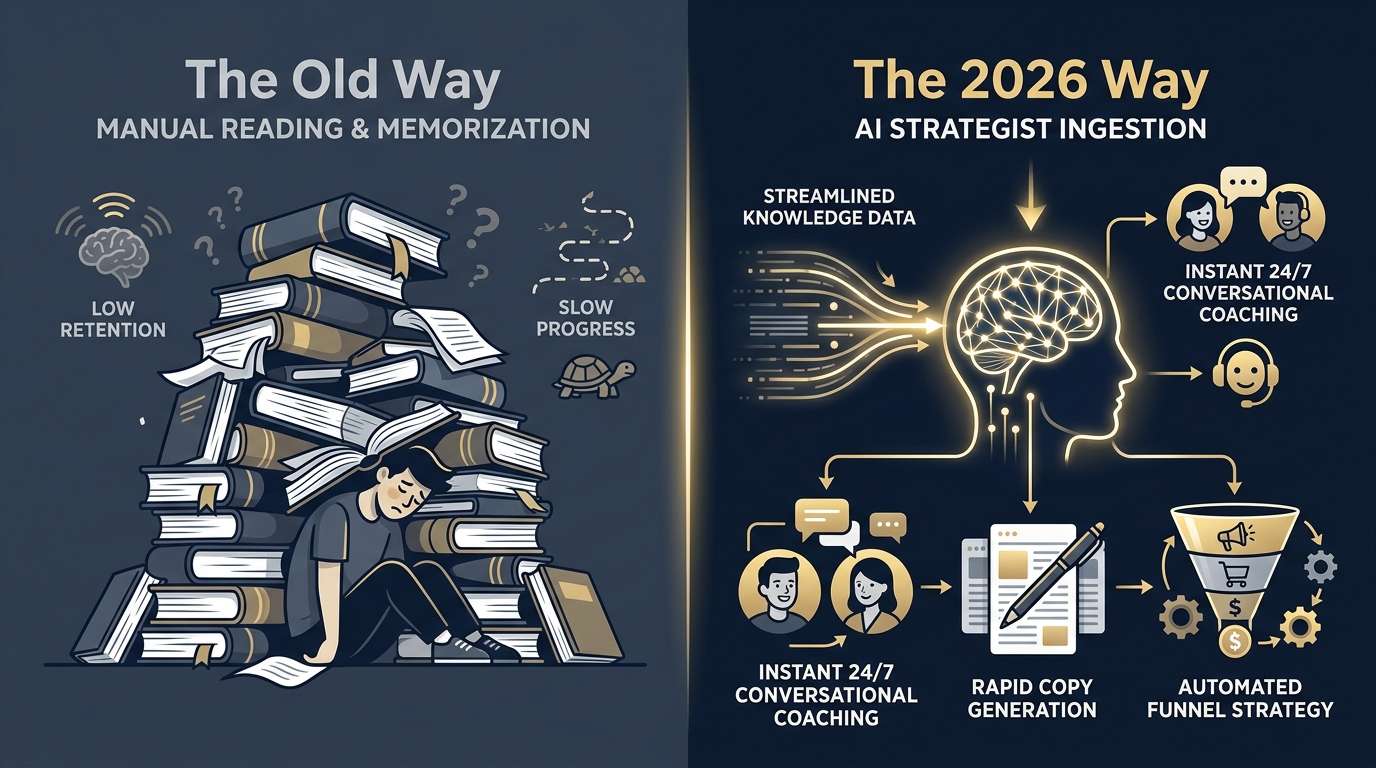 手動暗記の旧世代とAI軍師による2026年型ワークフローの対比
